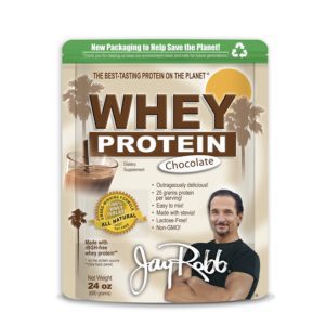 Jay Robb - Grass-Fed Whey Protein Isolate Powder, Outrageously Delicious, Chocolate, 23 Servings (24 oz)
