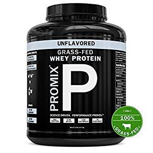 PROMIX #1 Selling Unflavored, Undenatured 100% California Grass Fed Whey Protein, 5LB Bulk, Preservative Free, Mixes Instantly
