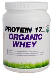 Protein 17 - Organic, Grass-Fed Whey Protein, Delicious Natural Flavor, 1lb/16oz/454g