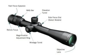 Vortex Optics Viper 6.5-20x50 PA Mil Dot Reticle- 30mm Tube 